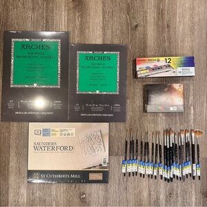 Arches Watercolor Paper and Daniel Smith Paint Set